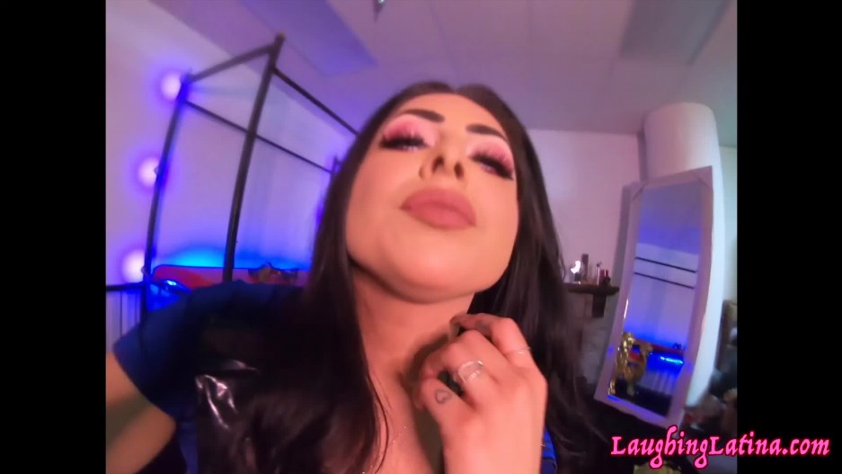 The Laughing Latina - POV Face Licking Officer!